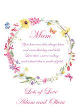 Load image into Gallery viewer, A4 Nana Personalised Print in gift box
