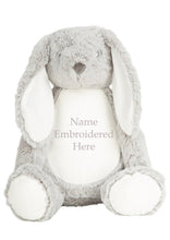 Load image into Gallery viewer, Personalised Bunny Teddy Grey or White
